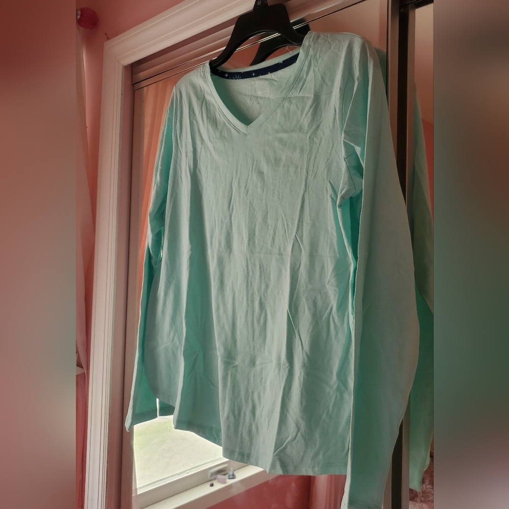 Sonoma Light Green Intimates Top/Sleep Top